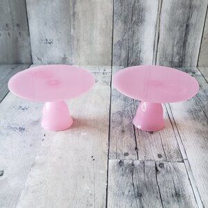 Pack of 2 Mini Dessert Stand Stands - Pink